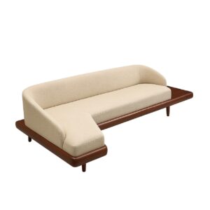 natural wooden couch